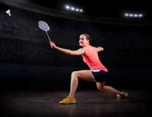 バドミントンバックハンド