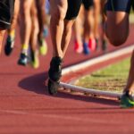 陸上競技場ランニング