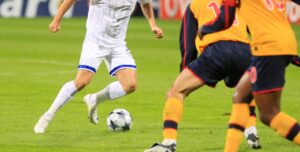 サッカー方向転換